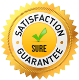 100% satisfaction guarantee